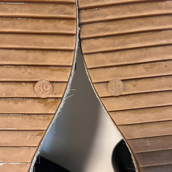 EOS Larah Wedge Espadrille Platform Black Sandal Size 8.5 (39) - Picture 14 of 16